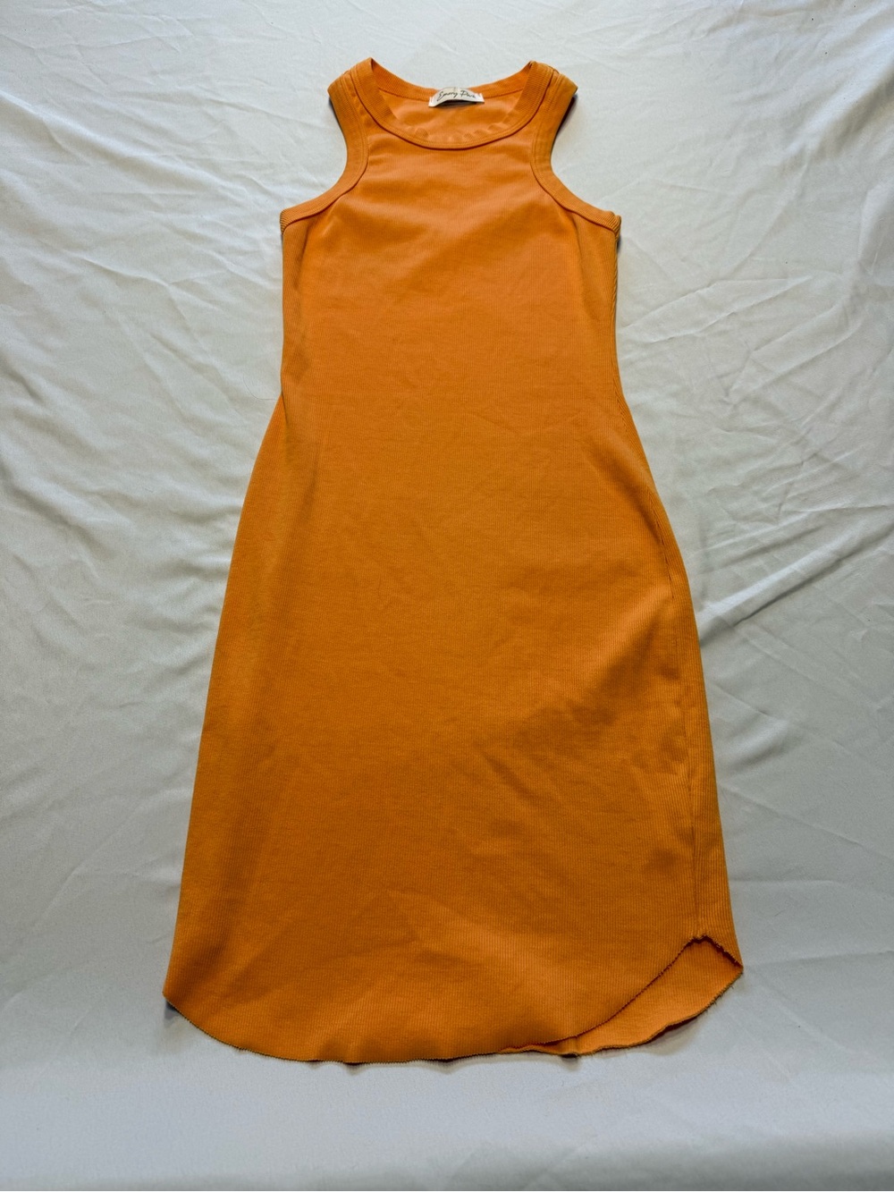 emory park Sleeveless Tank Dress in Orange